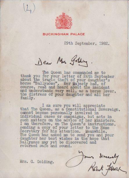A letter from the Queen ballymossqueenlettesmr.jpg