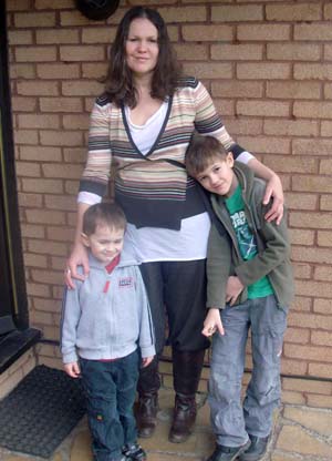 Debbie with her family today. ballymossdebifamily.jpg