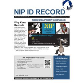 NIP  Horse, Tack and Equipment ID Booklet